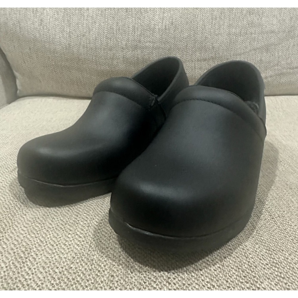 Cherokee Harmony Women Black Leather Upper Slip On Work Shoes Size 9W
